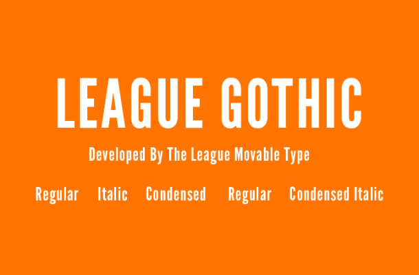Download League Gothic Font For Mac